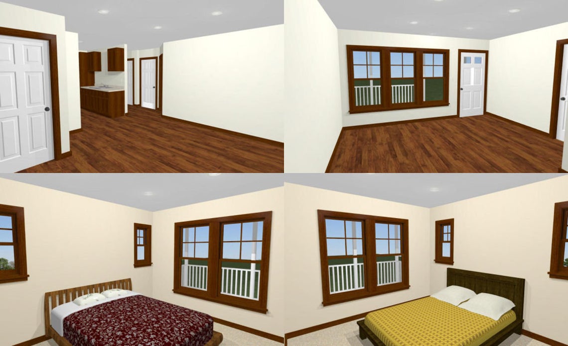 36x24-House-Plan-2-Bedrooms-2-Baths-812-sq-ft-PDF-Floor-Plan-interior