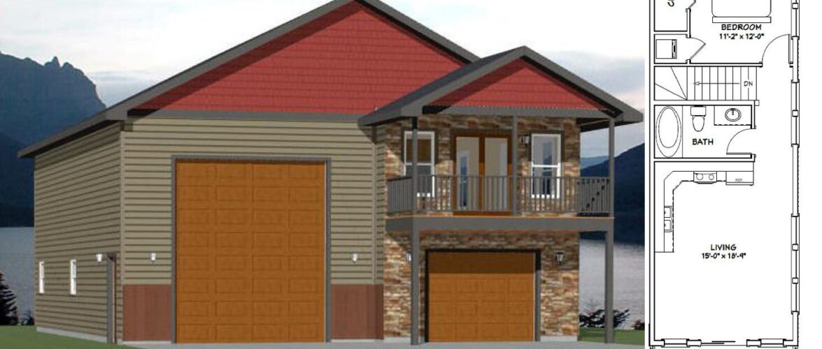 36×42 House Design Plan 1 Bedroom 1.5 Bath 853 sq ft PDF Floor Plan