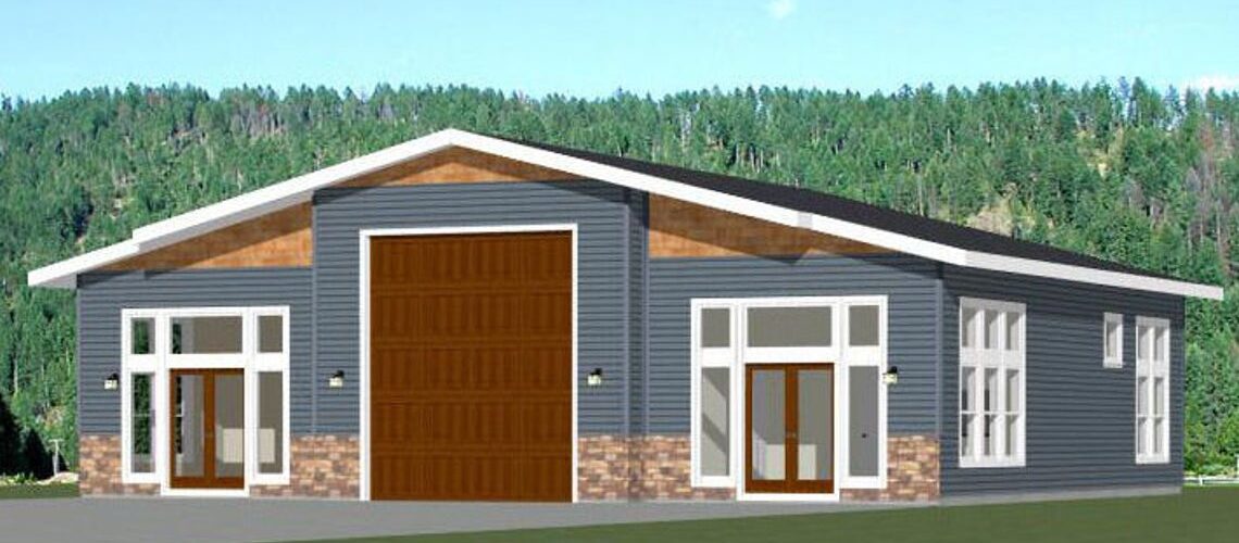 50×48 1 RV Garage Plan 1 Br 1.5 Ba PDF Floor Plan 2,274 sq ft