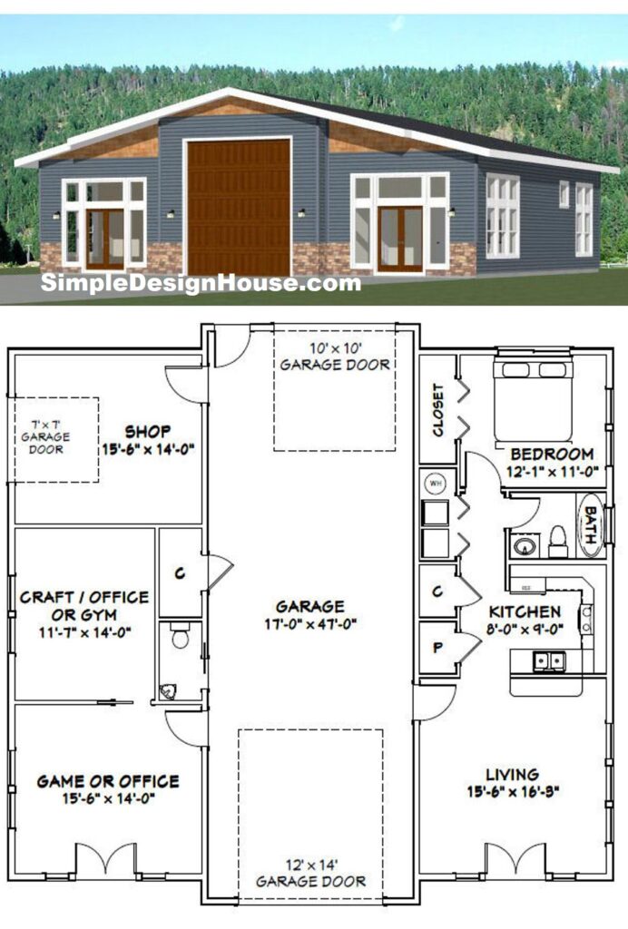 50x48-1-RV-Garage-Plan-1-Br-1.5-Ba-PDF-Floor-Plan-2274-sq-ft-3d