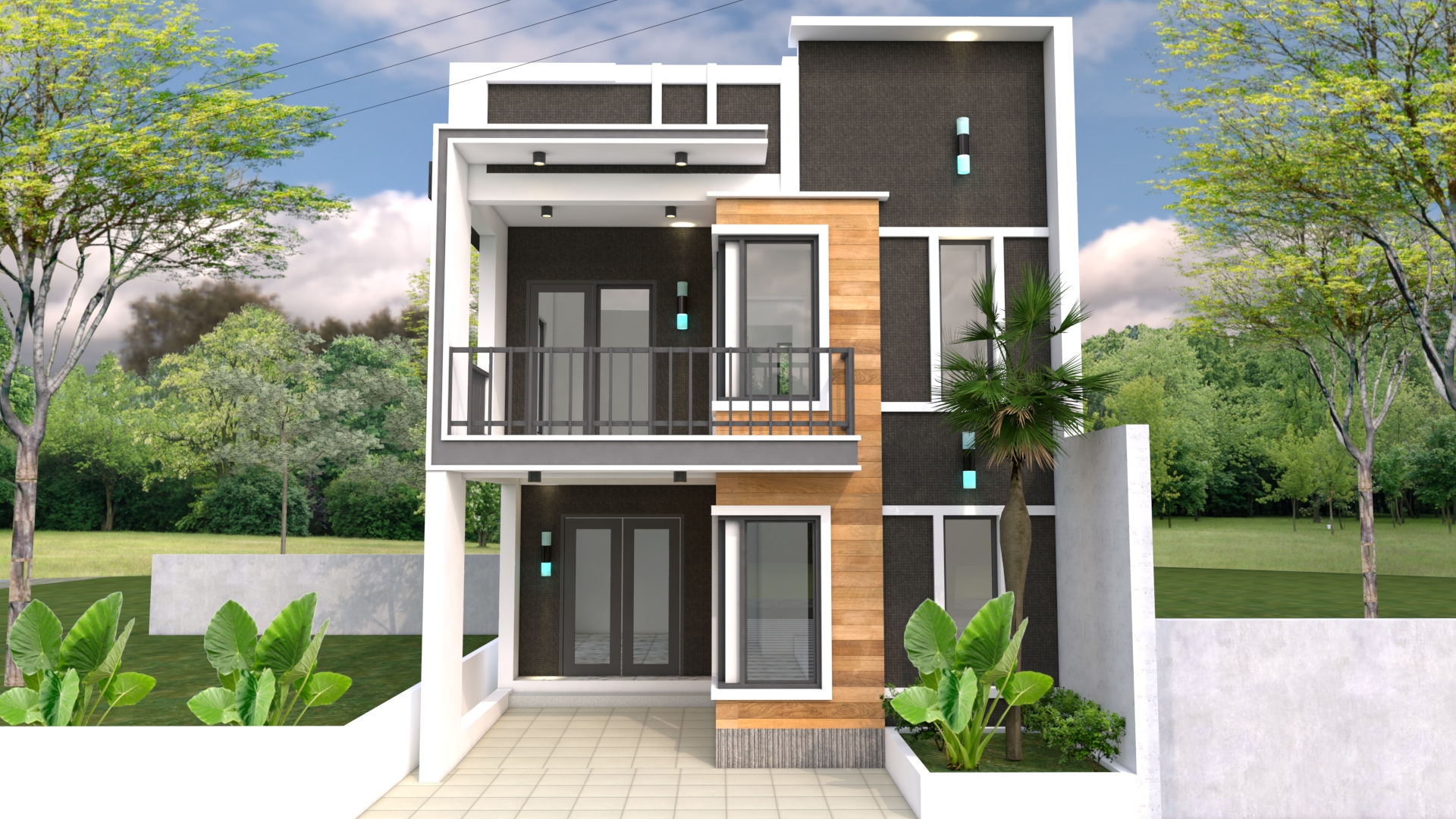 Small Home Plan 6.5x11.5 Meter 21x38 Feet 5 Bedrooms PDF Plan 2