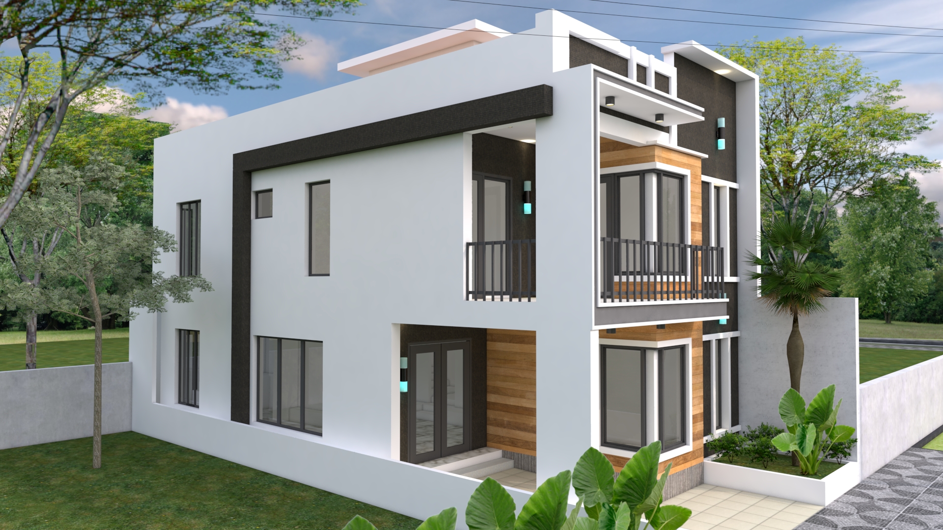 Small Home Plan 6.5x11.5 Meter 21x38 Feet 5 Bedrooms PDF Plan 3