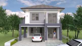 Small Home Plan 8x10 Meter 26x33 Feet 3 Beds PDF Plan