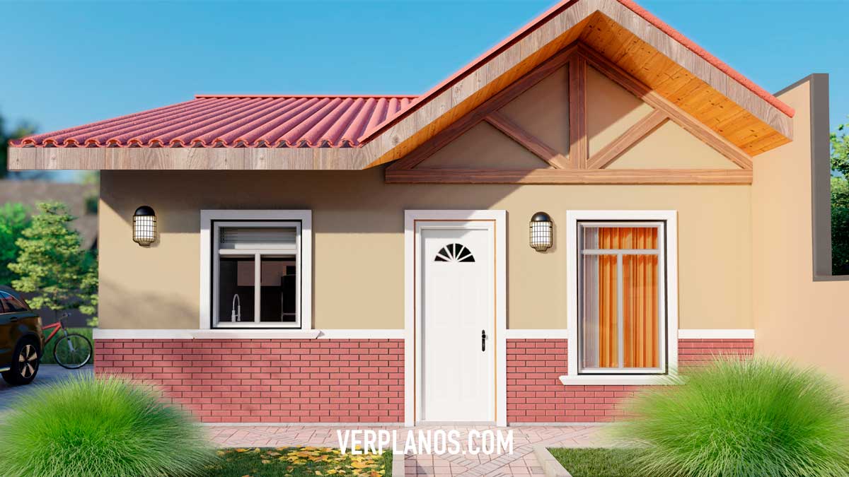 Small-House-Design-7x10-Meter-3-Beds-2-Bath-Free-PDF-Plan