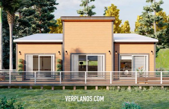 Small House Design 7×9 Meter 3 Beds 2 Bath Free Download