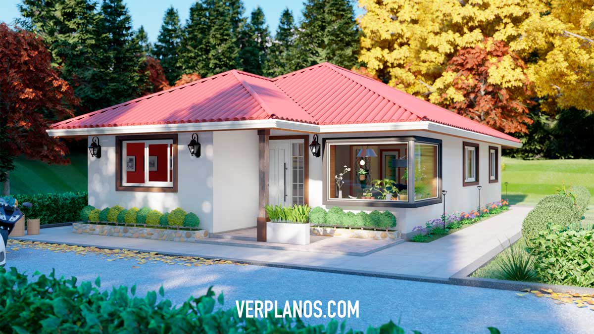 Small-House-Plan-8x14-Meter-2-Beds-2-Bath-Free-PDF-Plan