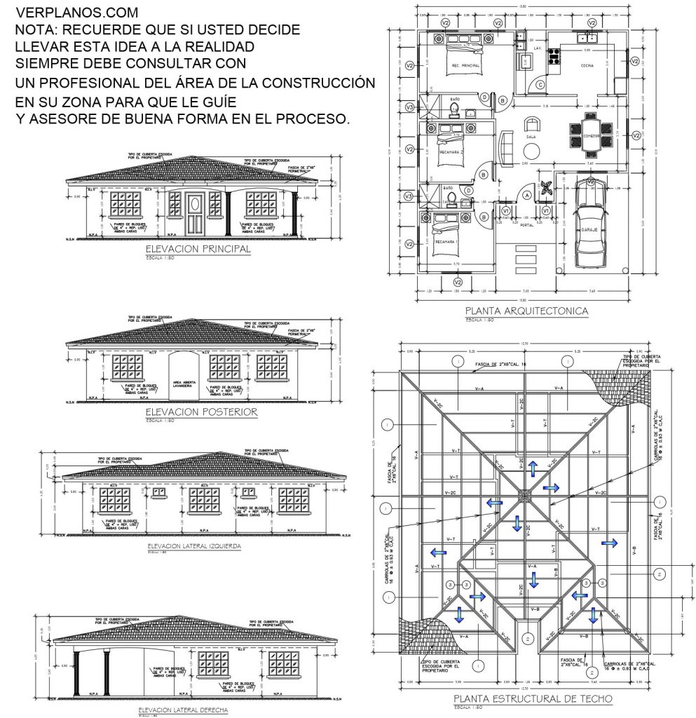 Small House Plans 10x12 Meter 3 Beds 2 Baths Free PDF Plan layout 2d floor plan