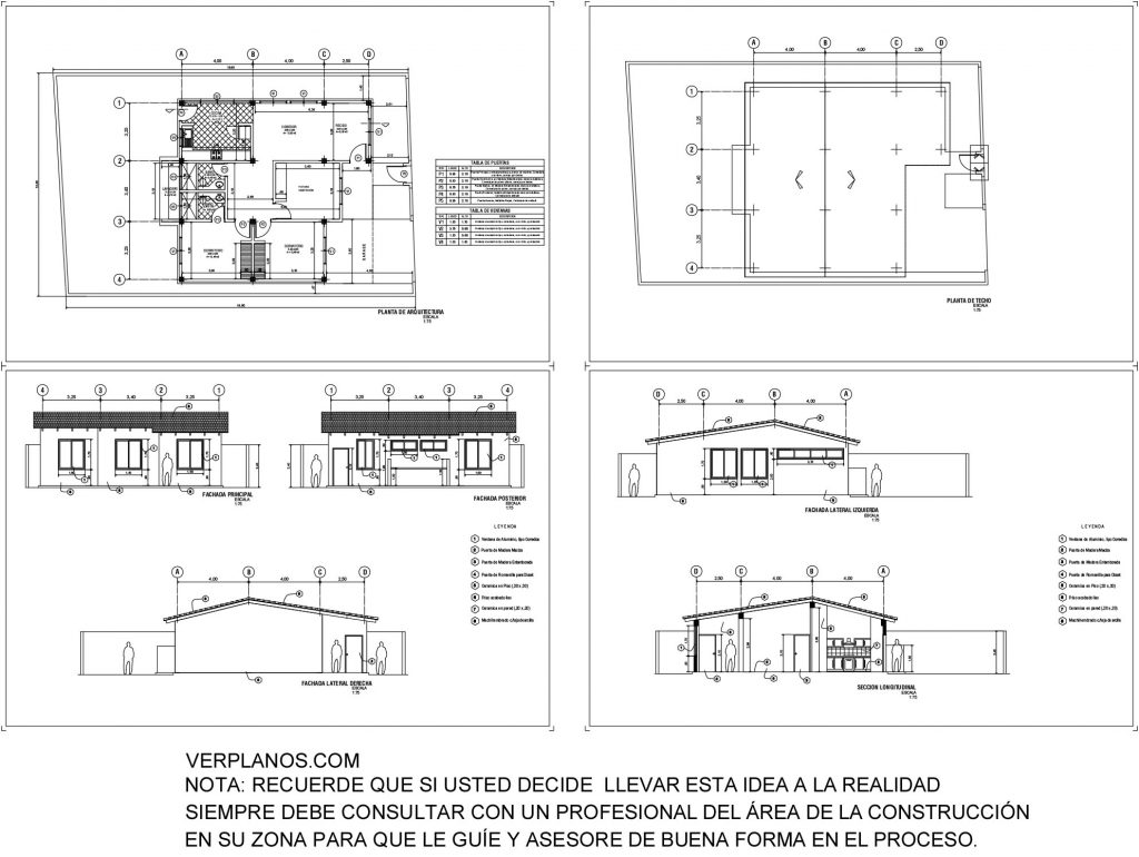 Simple House Plan 10x10 Meter 3 Beds 2 Baths Free PDF Plan layout 2d plan