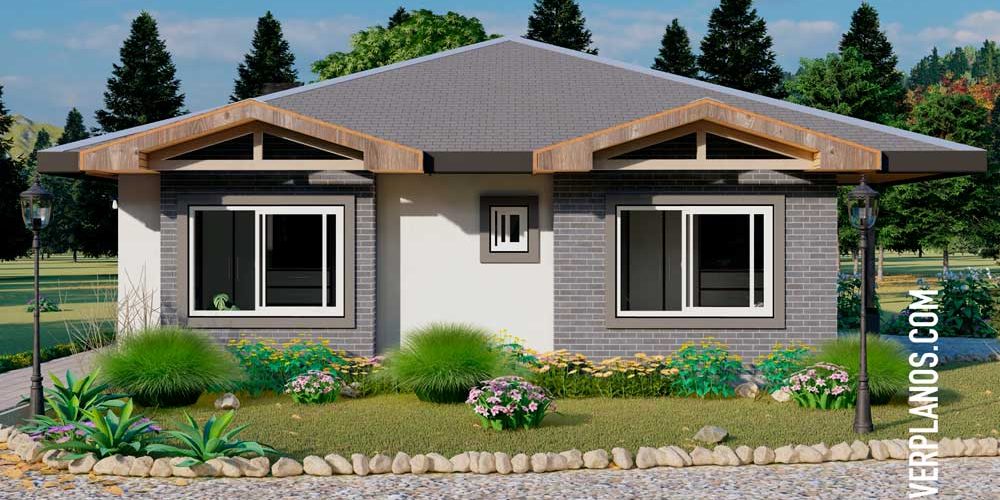 Simple House Plans 9×13 Meter 3 Beds 2 Baths Free PDF Full Plan