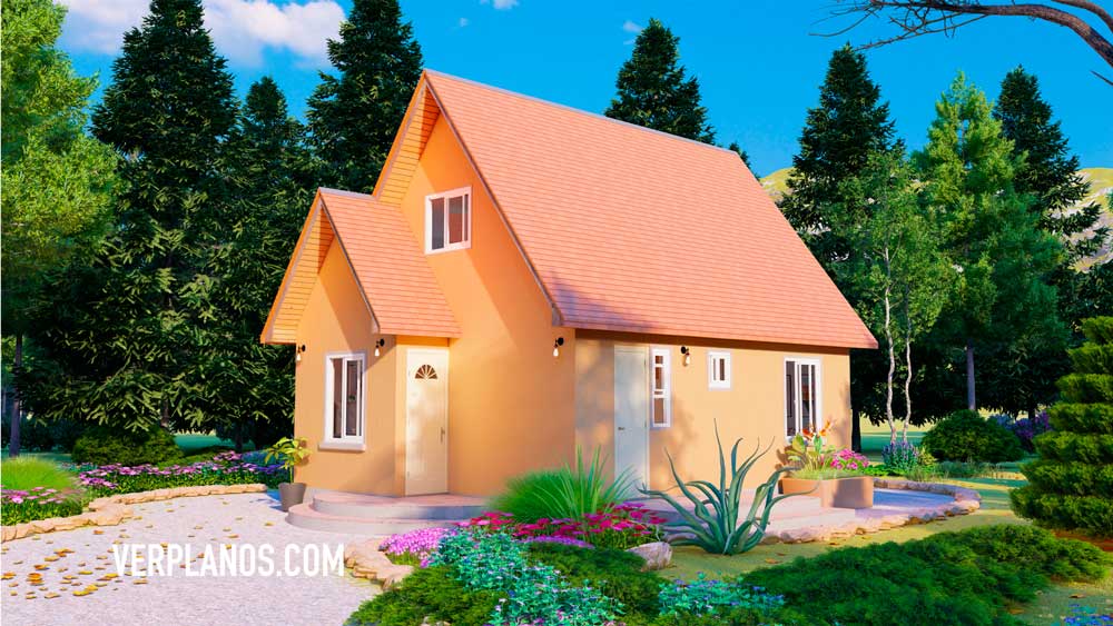 Simple-Small-House-6x8-Meter-4-Beds-1-Bath-Free-PDF-Full-Plan